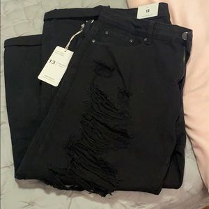 American Bazi High Rise Boyfriend Jeans size 13